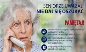 Zdjęcie poglądowe- seniorka rozmawia przez telefon