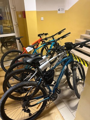 5 rowerów, które zostały odzyskane i zabezpieczone