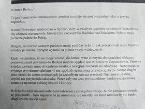 Tekst podziękowań
