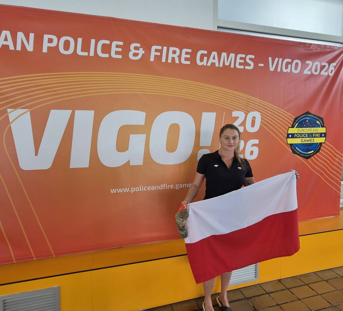 Sukces policjantki z Częstochowy na Europejskich Igrzyskach Policjantów