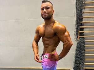 Prezentacja syleetki zawodnika sportowego