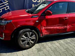 uszkodzony w zdarzeniu pojazd Toyota