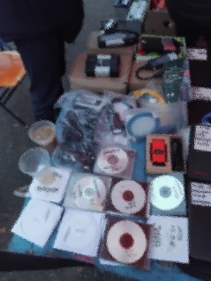 Zdjęcie przedstawiające zabezpieczone rzeczy.