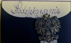 Zdjęcie podziękowań.