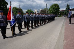 Kompania reprezentacyjna śląskiej Policji.