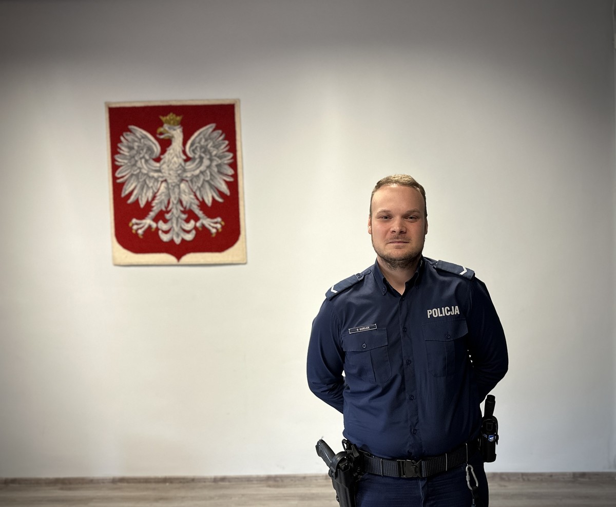 Dzielnicowy uratował życie 78-letniemu mężczyźnie