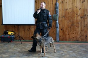 Spotkanie z młodzieżą w Zespole Szkół nr 1 w Kłobucku.