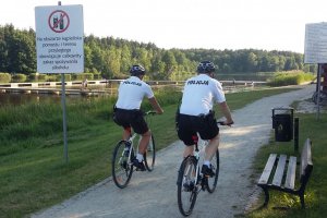 Patrole rowerowe w Kłobucku