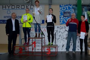 Agnieszka na najwyższym stopniu na podium