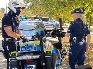 Zdjęcie kolorowe: Śląscy policjanci podczas zabezpieczenia 8 Marszu Równości