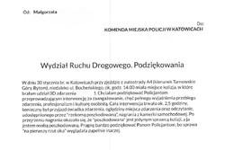 na zdjęciu treść podziękowań