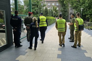 Na zdjęciu uczestnicy ćwiczeń