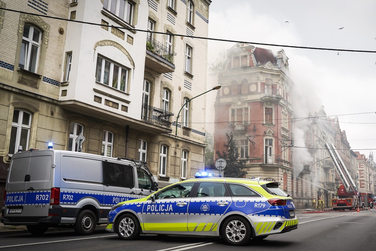Aresztowany podejrzany o podpalenie kamienicy w Katowicach