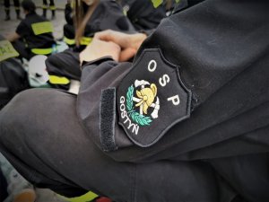 naszywka OSP Gostyń na kurtce strażaka