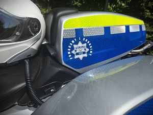 na zdjęciu widać motocykl