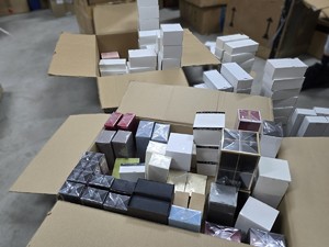 na zdjeciu widać zabezpieczony towar