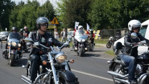 Przejazd motocyklistów ulicami miasta