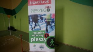 Plakat promujący akcję &quot;Rok pieszego&quot;