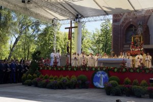 uroczystości związane z pielgrzymką mężczyzn do Piekar Śląskich