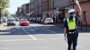 Motocykliści podczas przejazdu Piekarskiej Parady Motocyklowej