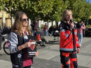 Zdjęcia przedstawiają uczestników bicia rekordu w RKO.