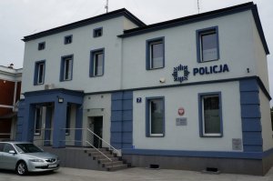 odnowiony budynek Komisariatu Policji w Kuźni Raciborskiej