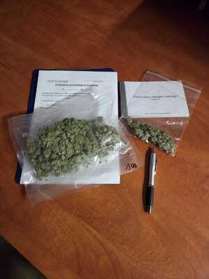 na zdjęciu narkotyki