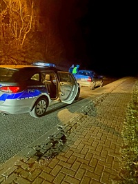 na zdjęciu kontrolowany pojazd