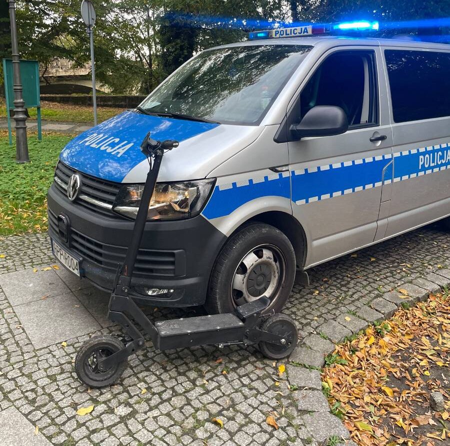 12-latek z Raciborza trafi do sądu rodzinnego za jazdę hulajnogą