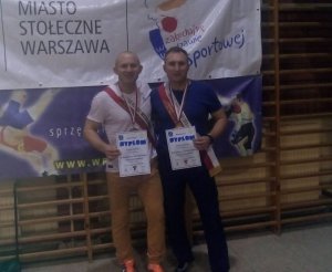 Krzysztof i Jarosław Czerczak po ceremonii dekoracji - zdjęcie z archiwum prywatnego sportowców