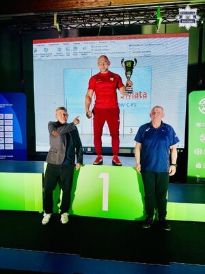 Rudzki policjant na podium