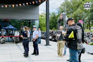 Policjanci podczas wydarzenia