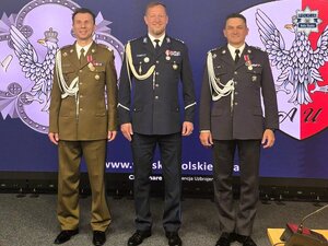 Uroczystości obchodów wiktorii warszawskiej w Agencji Uzbrojenia Wojska Polskiego