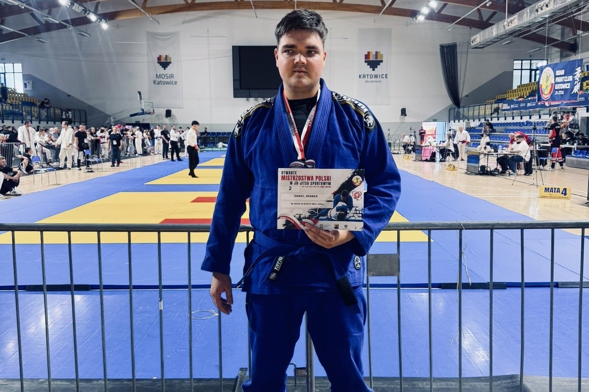 Rudzki policjant wicemistrzem Polski w Ju-Jitsu Sportowym