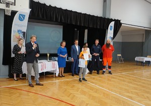 Na zdjęciu finał konkursu - Etap Rejonowy Ogólnopolskiego Turnieju Bezpieczeństwa w Ruchu Drogowym w Rybniku.