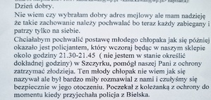 Podziękowania.