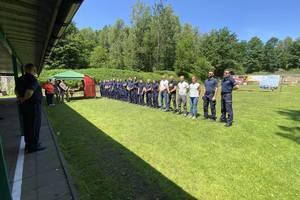 Policjanci podczas Zawodów o Puchar Komendanta