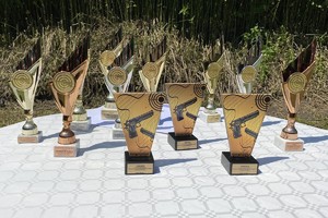 Policjanci podczas Zawodów o Puchar Komendanta