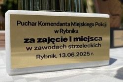 Policjanci podczas Zawodów o Puchar Komendanta