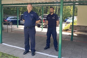 Policjanci podczas Zawodów o Puchar Komendanta
