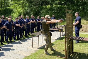 Policjanci podczas zawodów o PUCHAR KOMENDANTA