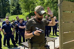 Policjanci podczas zawodów o PUCHAR KOMENDANTA