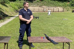 Policjanci podczas zawodów o PUCHAR KOMENDANTA