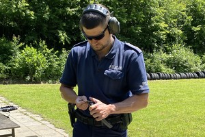 Policjanci podczas zawodów o PUCHAR KOMENDANTA