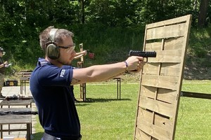 Policjanci podczas zawodów o PUCHAR KOMENDANTA