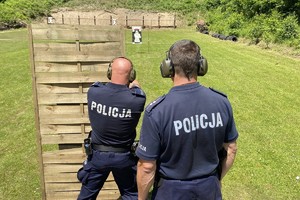 Policjanci podczas zawodów o PUCHAR KOMENDANTA