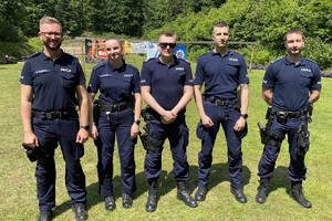 Policjanci podczas zawodów o PUCHAR KOMENDANTA