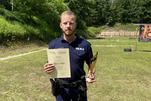 Policjanci podczas zawodów o PUCHAR KOMENDANTA