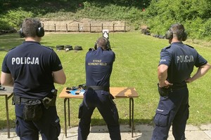 Policjanci podczas zawodów o PUCHAR KOMENDANTA