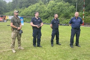Policjanci podczas zawodów o PUCHAR KOMENDANTA